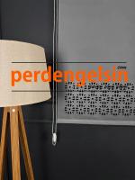 Lazer Kesim Stor Perde - Antrasit Gri - 2003