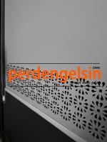 Lazer Kesim Stor Perde - Antrasit Gri - 2003