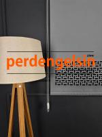 Lazer Kesim Stor Perde - Antrasit Gri - 2008