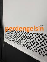 Lazer Kesim Stor Perde - Ekru - 2005