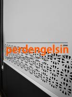 Lazer Kesim Stor Perde - Gri - 2003