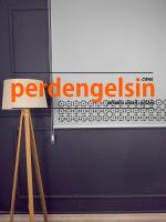 Lazer Kesim Stor Perde - Gri - 2003