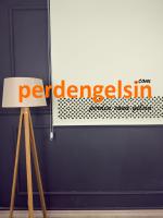 Lazer Kesim Stor Perde - Krem - 2005