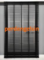 Polywood Ahşap Jaluzi Perde 50 mm - Siyah