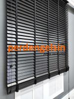 Polywood Ahşap Jaluzi Perde 50 mm - Siyah