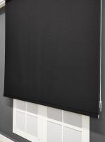 Siyah İthal Mat Polyester Stor Perde