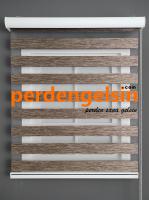Zebra Perde Bambu Kahve