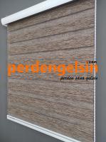 Zebra Perde Bambu Kahve