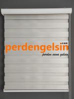 Zebra Perde Bambu Krem
