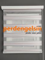 Zebra Perde Double Plise Simli - Mürdüm Pembe