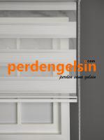 Zebra Perde Double Plise Simli - Gümüş Beyaz
