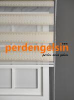 Zebra Perde Jakarlı Pıtırcık Krem Altın