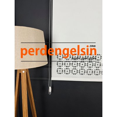 Lazer Kesim Stor Perde - Ekru - 2003