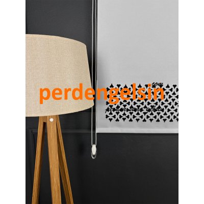 Lazer Kesim Stor Perde - Gri - 2005